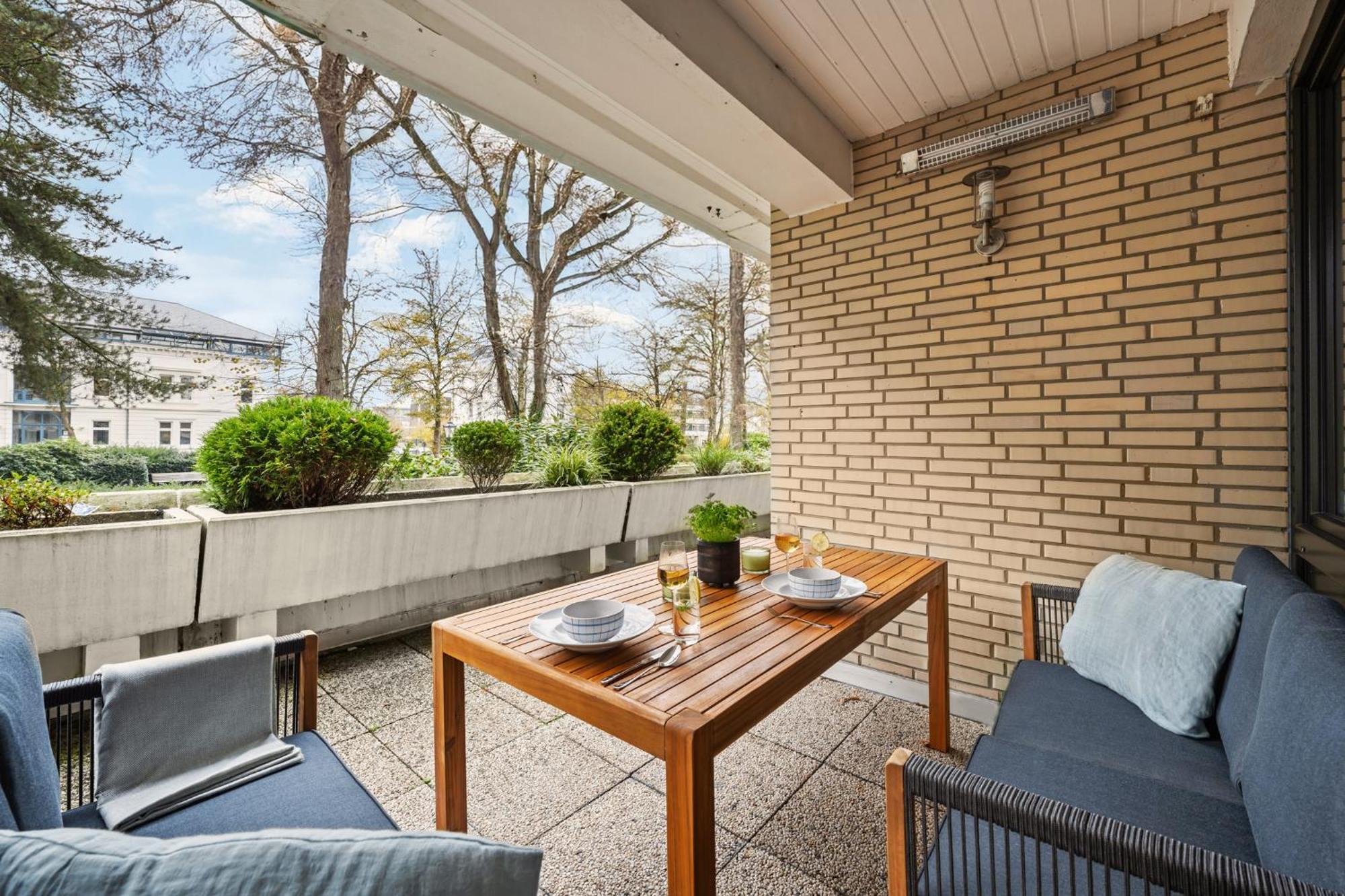 Stilvolle Stadtoase, 116 Qm, Parkblick, Wassernah, Parkplatz Wilhelmshaven Esterno foto